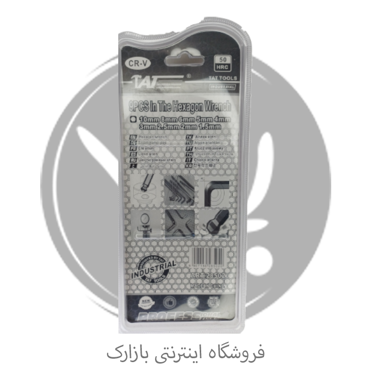 ست آچار آلن 6 پر TAT مدل 28505 مجموعه 9 عددی CR-V