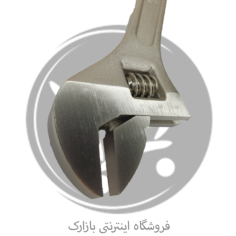 آچار فرانسه اچ تی HT مدل 252 سایز 10 اینچ فولادی با فک قابل تنظیم