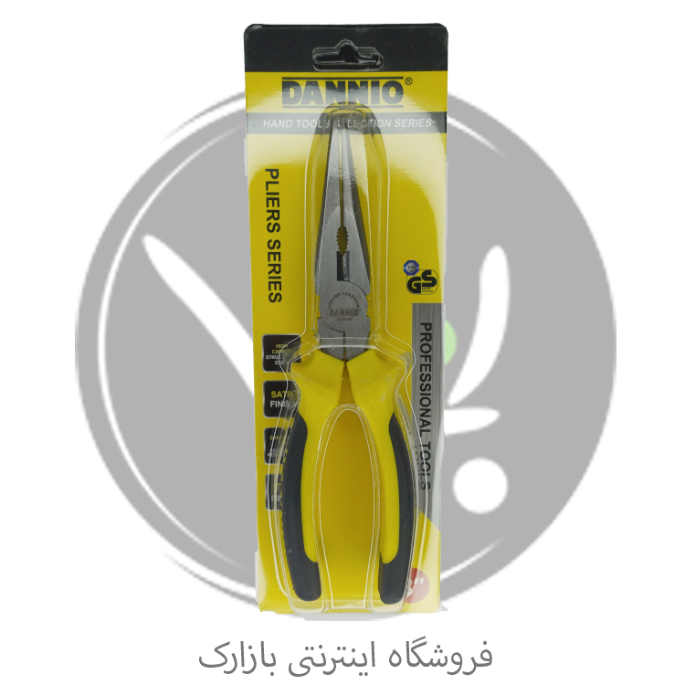 دم باریک دنیو 8 اینچ کربن استیل با فک بلند و دسته ارگونومیک مناسب برق‌کاری و تعمیرات
