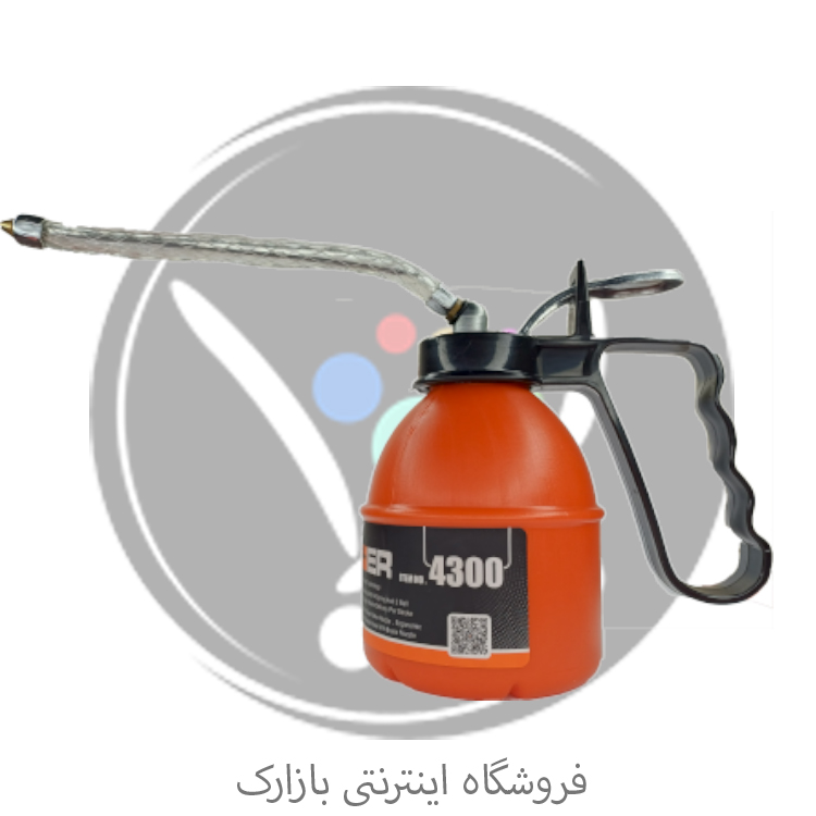روغن‌دان تنسر 300 سی‌سی مناسب روانکاری قطعات و ماشین‌آلات